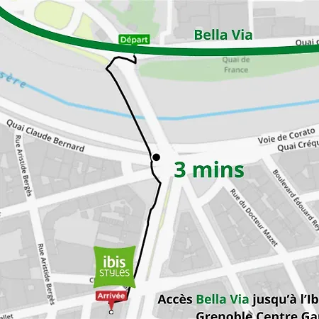 Ibis Styles Centre Gare Szálloda Grenoble